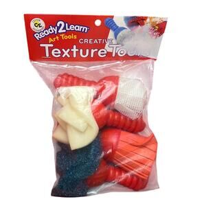 READY 2 LEARN Textured Art Tools - Set 1- 4 toys- Fidget Sensory Calming Autism